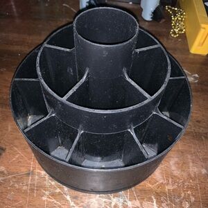 Pampered Chef Utensil Turn About Black Carousel Crafts/Tool Holder Caddy #2171